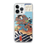 'Nakamura Utaemon IV as Inukai Kenpachi' by Kuniyoshi, ca. 1840 - iPhone Case