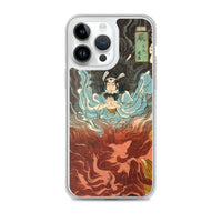 'Warabi: Inuyama Dosetsu' by Kuniyoshi, 1852 - iPhone Case