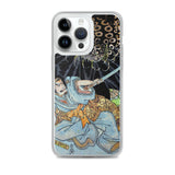 'Minamoto no Yorimitsu Is Attacked By A Demon Spider' by Kuniyoshi, ca. 1820 - iPhone Case