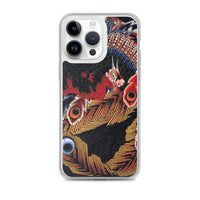 'Gansho-in Phoenix' by Hokusai, mid 1840s - iPhone Case