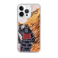 'The Moon Through Smoke' by Yoshitoshi, 1886 - iPhone Case