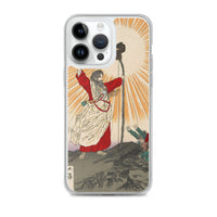 'Emperor Jimmu and the Yata Crow' by Yoshitoshi, 1880 - iPhone Case