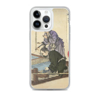 'Mother Meng's Teaching' by Yoshitoshi, ca. 1882 - iPhone Case