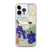 'Minamoto no Yoritomo' by Yoshitoshi, 1876 - iPhone Case