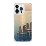 'Glittering Sea' by Yoshida Hiroshi, 1926 - iPhone Case