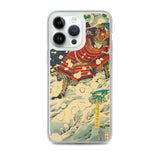 'Snow At Yoshino' by Yoshitoshi, 1867 - iPhone Case