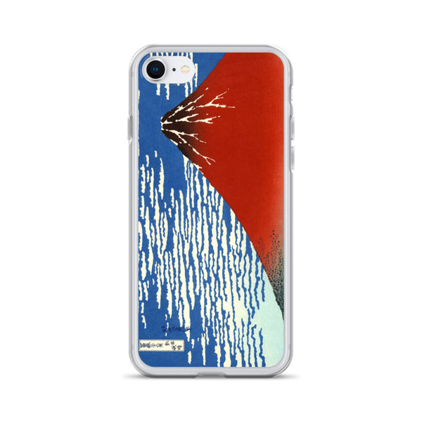 'South Wind, Clear Weather' by Hokusai, ca. 1830 - iPhone Case