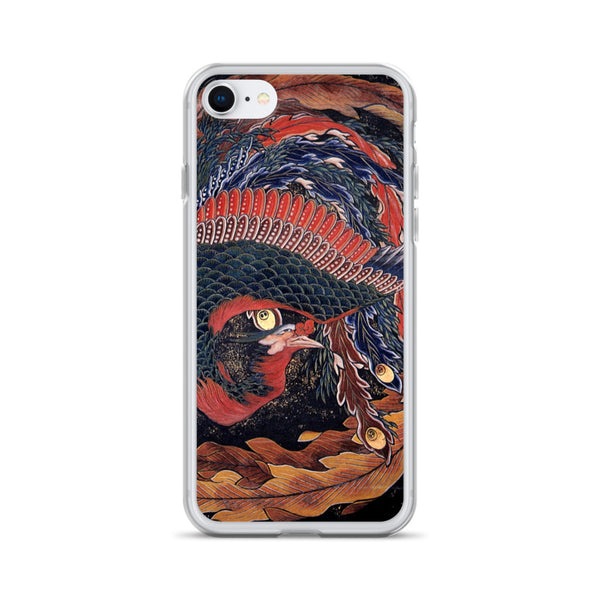 'Phoenix' by Hokusai, ca. 1844 - iPhone Case