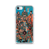 'One Hundred And Eight Heroes of the Shuihuzhuan' (Print 1) by Kuniyoshi, ca. 1830 - iPhone Case