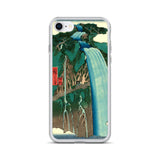 'Shimotsuke: Urami Waterfall on Mount Nikko' by Hiroshige, 1853 - iPhone Case