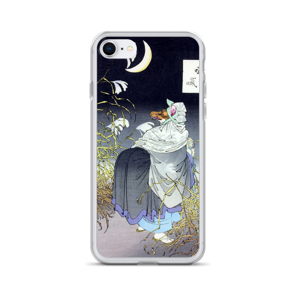 'The Cry Of The Fox' by Yoshitoshi, 1886 - iPhone Case