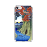 'Kai: Monkey Bridge' by Hiroshige, 1853 - iPhone Case