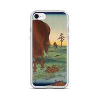 'Kogane Plain in Shimosa Province' by Hiroshige, 1858 - iPhone Case