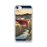 'Inume Pass in Kai Province' by Hiroshige, 1858 - iPhone Case