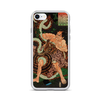 'The Cypress Pillar: Sagi-ike Heikuro' by Kuniyoshi, ca. 1855 - iPhone Case