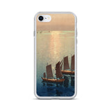 'Glittering Sea' by Yoshida Hiroshi, 1926 - iPhone Case