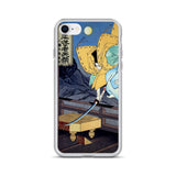 'Hachimantaro Yoshiie' by Yoshitoshi, 1886 - iPhone Case