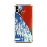 'South Wind, Clear Weather' by Hokusai, ca. 1830 - iPhone Case