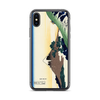 'Inume Pass in Kai Province' by Hokusai, ca. 1830 - iPhone Case