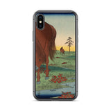 'Kogane Plain in Shimosa Province' by Hiroshige, 1858 - iPhone Case