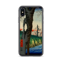 'Koganei in Musashi Province' by Hiroshige, 1858 - iPhone Case