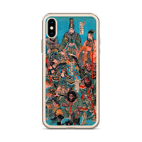 'One Hundred And Eight Heroes of the Shuihuzhuan' (Print 1) by Kuniyoshi, ca. 1830 - iPhone Case