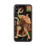 'The Cypress Pillar: Sagi-ike Heikuro' by Kuniyoshi, ca. 1855 - iPhone Case