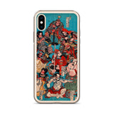 'One Hundred And Eight Heroes of the Shuihuzhuan' (Print 4) by Kuniyoshi, ca. 1830 - iPhone Case