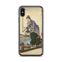 'Mother Meng's Teaching' by Yoshitoshi, ca. 1882 - iPhone Case