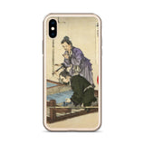 'Mother Meng's Teaching' by Yoshitoshi, ca. 1882 - iPhone Case