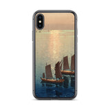 'Glittering Sea' by Yoshida Hiroshi, 1926 - iPhone Case