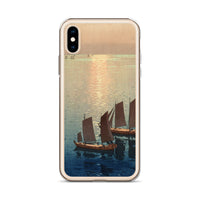 'Glittering Sea' by Yoshida Hiroshi, 1926 - iPhone Case