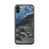 'The Matterhorn At Night' by Yoshida Hiroshi, 1925 - iPhone Case