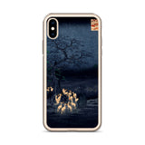 'Foxfires On New Year's Eve At The Enoki Tree' by Hiroshige, 1857 - iPhone Case