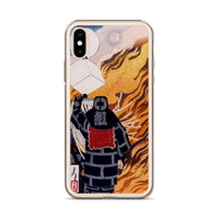 'The Moon Through Smoke' by Yoshitoshi, 1886 - iPhone Case