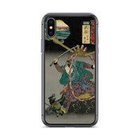 'Musa: Miyamoto Musashi' by Kuniyoshi, 1852 - iPhone Case