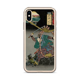 'Musa: Miyamoto Musashi' by Kuniyoshi, 1852 - iPhone Case