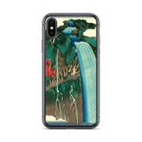 'Shimotsuke: Urami Waterfall on Mount Nikko' by Hiroshige, 1853 - iPhone Case