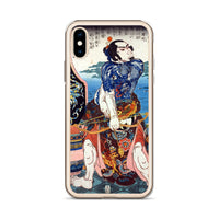 'Kanchikotsuritsu Shuki' by Kuniyoshi, ca. 1830 - iPhone Case