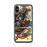 'Sasai Kyuzo Masayasu' by Kuniyoshi, ca. 1850 - iPhone Case