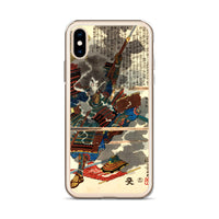 'Sasai Kyuzo Masayasu' by Kuniyoshi, ca. 1850 - iPhone Case