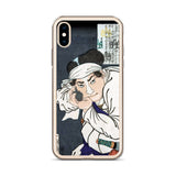 'Komagine Hachibyoe' by Yoshitoshi, 1868 - iPhone Case