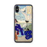 'Minamoto no Yoritomo' by Yoshitoshi, 1876 - iPhone Case