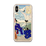 'Minamoto no Yoritomo' by Yoshitoshi, 1876 - iPhone Case