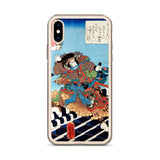 'Nakamura Utaemon IV as Inukai Kenpachi' by Kuniyoshi, ca. 1840 - iPhone Case