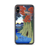 'Kai: Monkey Bridge' by Hiroshige, 1853 - iPhone Case