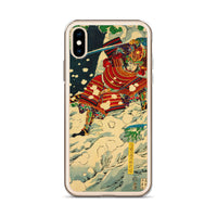 'Snow At Yoshino' by Yoshitoshi, 1867 - iPhone Case