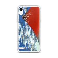 'South Wind, Clear Weather' by Hokusai, ca. 1830 - iPhone Case