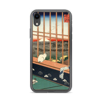 'Asakusa Ricefields and Torinomachi Festival' by Hiroshige, 1857 - iPhone Case