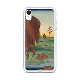 'Kogane Plain in Shimosa Province' by Hiroshige, 1858 - iPhone Case